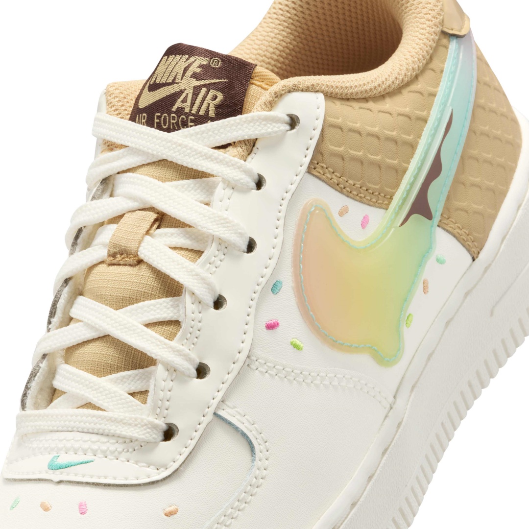 【2026年 発売】NIKE GS AIR FORCE 1 LOW “Ice Cream/Sail/Sesame” (ナイキ エア フォース 1 ロー “アイスクリーム/セイル/セサミ”) [IV4682-060]