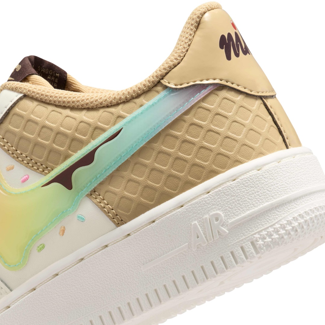 【2026年 発売】NIKE GS AIR FORCE 1 LOW “Ice Cream/Sail/Sesame” (ナイキ エア フォース 1 ロー “アイスクリーム/セイル/セサミ”) [IV4682-060]
