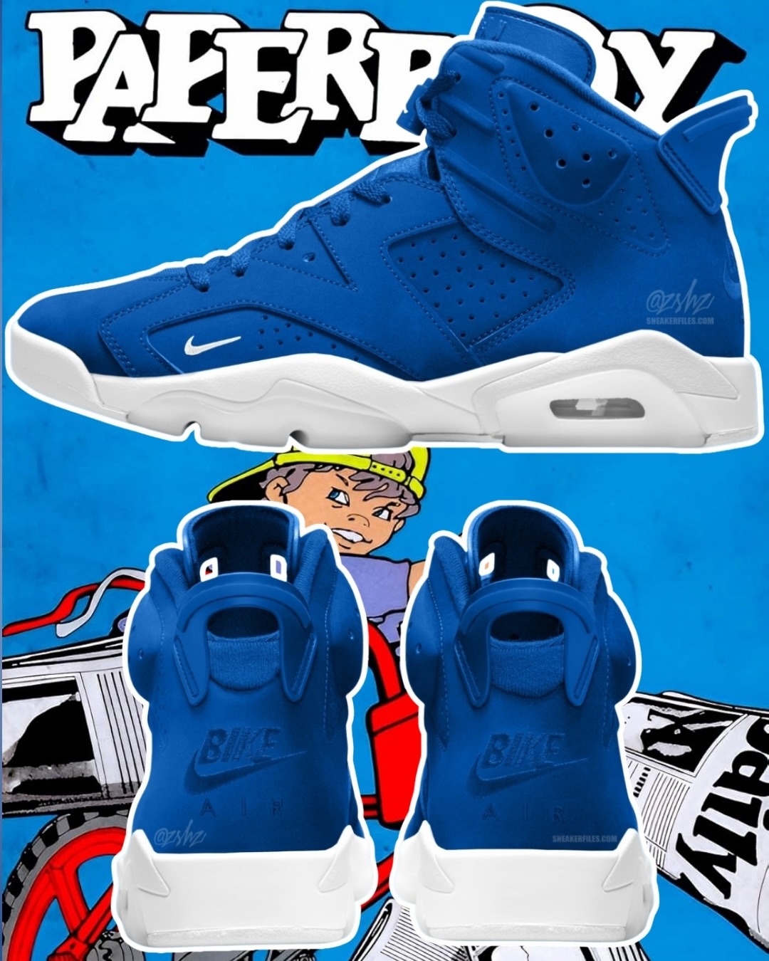 【2027年 夏 発売予定】Nigel Sylvester x NIKE AIR JORDAN 6 OG SP “Paperboy/Blue” (ナイジェル・シルベスター ナイキ エア ジョーダン “ペーパーボーイ/ブルー”)