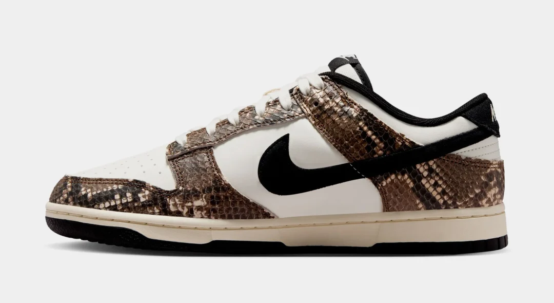 【2026年 発売】NIKE DUNK LOW RETRO “Snake/Soft Pearl/Mosswood Brown” (ナイキ ダンク ロー レトロ “スネーク/パール/ブラウン”) [IO1616-002]