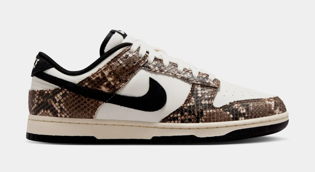 【2026年 発売】NIKE DUNK LOW RETRO “Snake/Soft Pearl/Mosswood Brown” (ナイキ ダンク ロー レトロ “スネーク/パール/ブラウン”) [IO1616-002]
