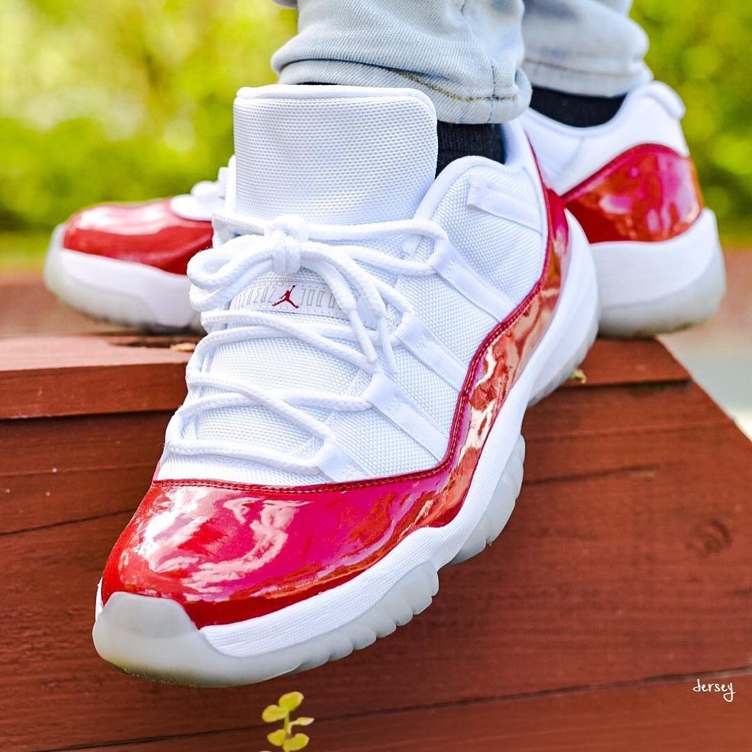 【2027年 夏 復刻予定】NIKE AIR JORDAN 11 RETRO LOW “Cherry” (ナイキ エア ジョーダン レトロ ロー “チェリー”) [AV2187-102]