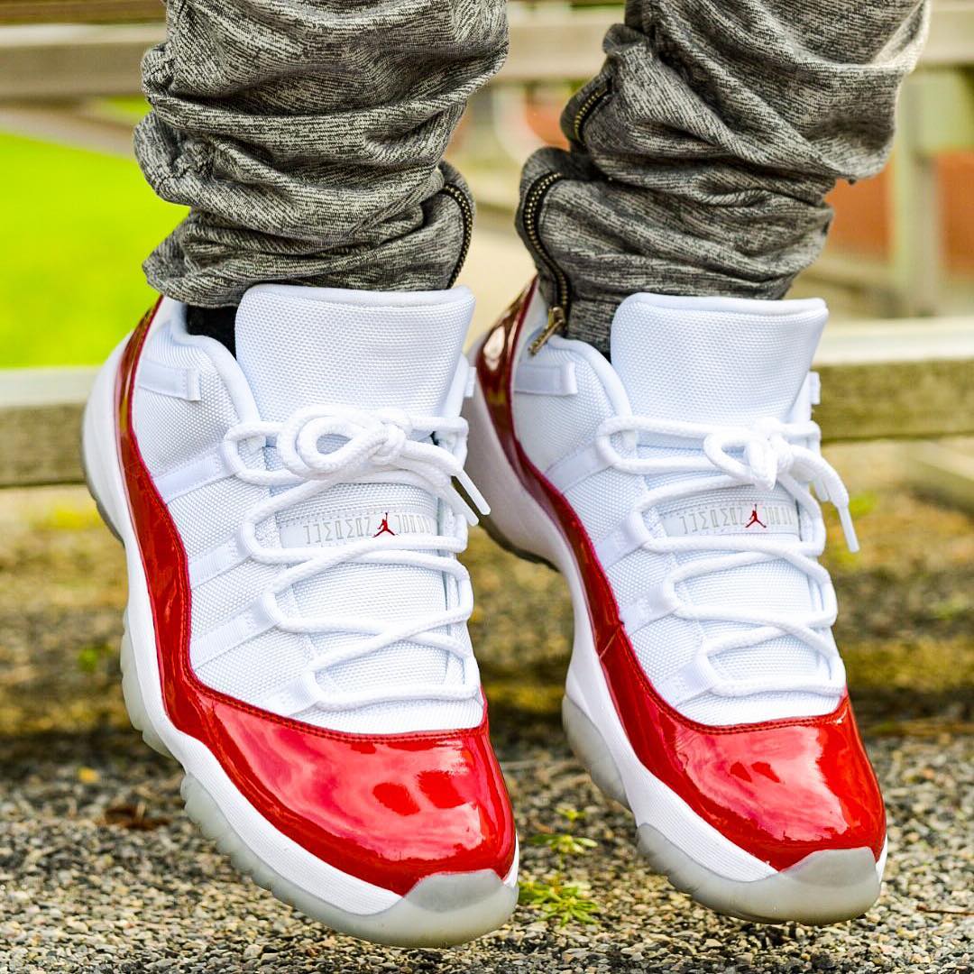 【2027年 夏 復刻予定】NIKE AIR JORDAN 11 RETRO LOW “Cherry” (ナイキ エア ジョーダン レトロ ロー “チェリー”) [AV2187-102]