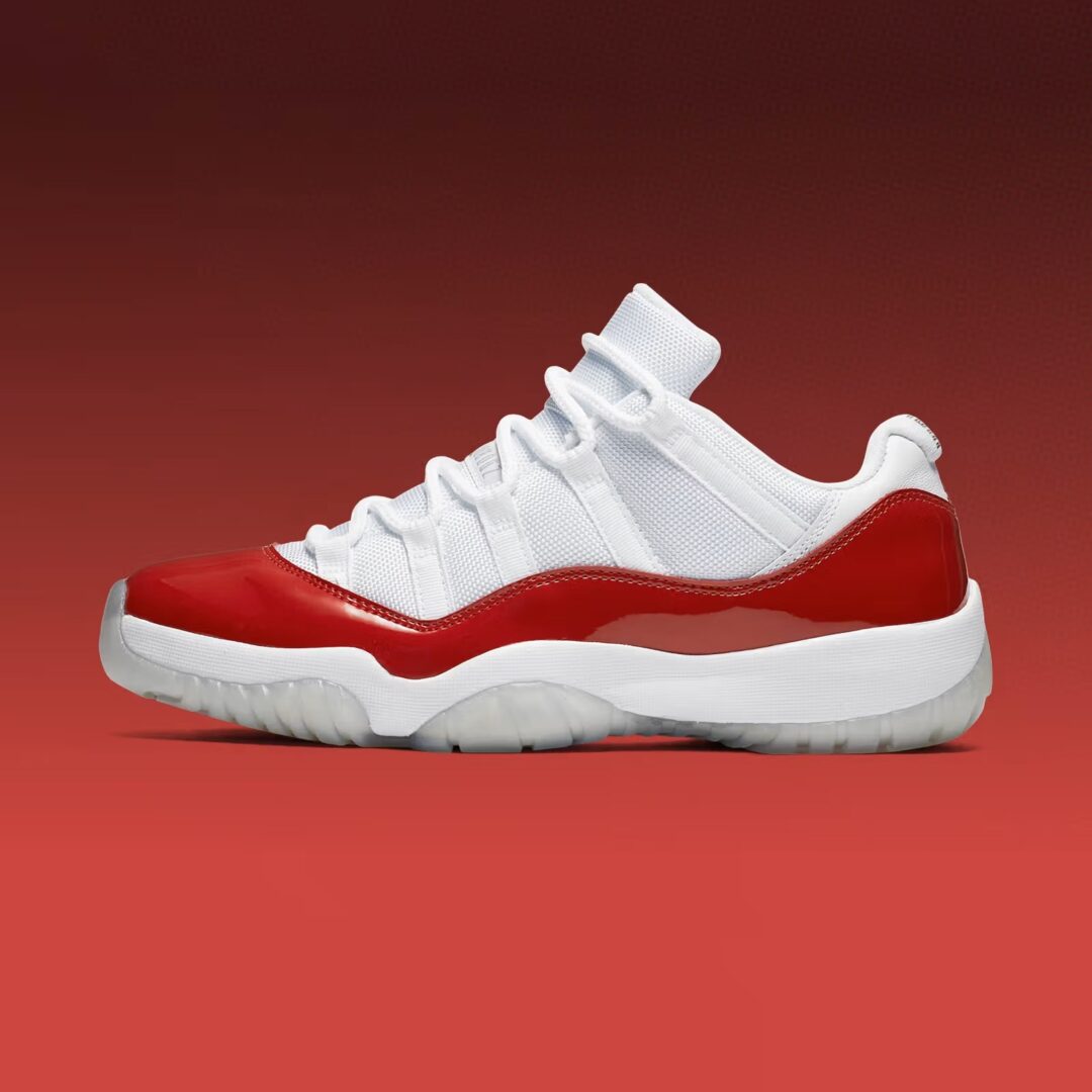 【2027年 夏 復刻予定】NIKE AIR JORDAN 11 RETRO LOW “Cherry” (ナイキ エア ジョーダン レトロ ロー “チェリー”) [AV2187-102]