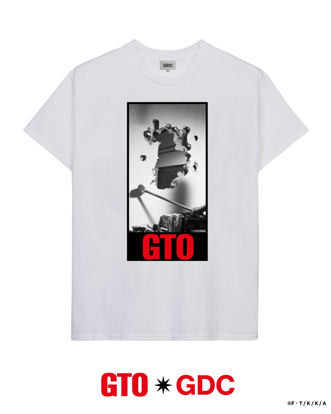 GTO × GDC in ZOZOVILLA コラボTeeが2026年 7/20 12:00~8/17 23:59 受注販売 (ジーティーオー ジーディーシー 鬼塚栄吉)