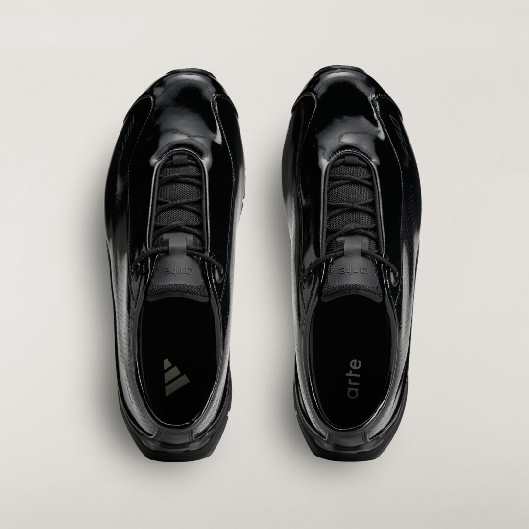【2026年 9/10 発売】Arte Antwerp × adidas F50 “Feather Patent Leather/Black” (アルテ アントワープ アディダス フェザー パテントレザー “ブラック”) [HQ3324]