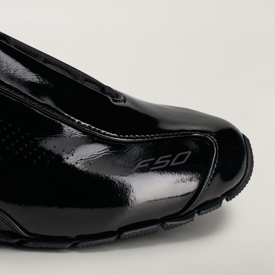 【2026年 9/10 発売】Arte Antwerp × adidas F50 “Feather Patent Leather/Black” (アルテ アントワープ アディダス フェザー パテントレザー “ブラック”) [HQ3324]
