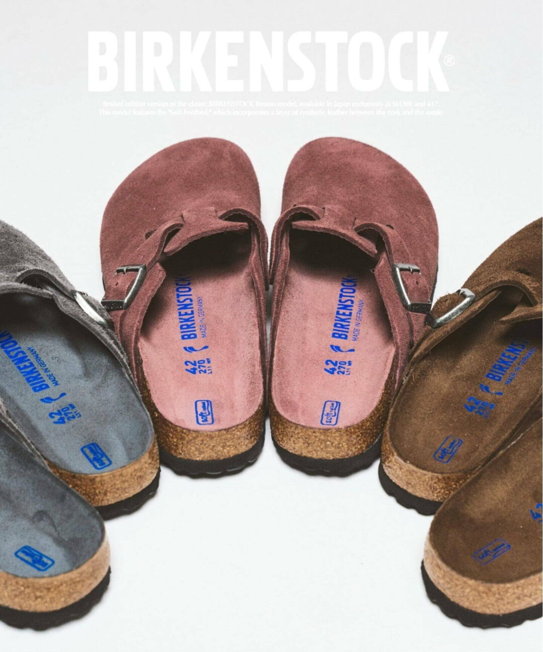 417 EDIFICE × BIRKENSTOCK 2026 FW 別注 “Boston SFB Narrow”が8月下旬 発売 (エディフィス ビルケンシュトック ボストン)
