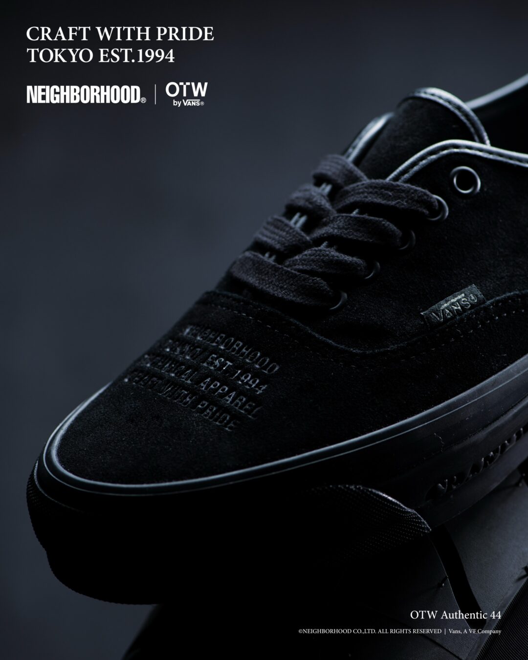 【2026年 8/7 発売】NEIGHBORHOOD × OTW by VANS AUTHENTIC 44 2026 SS (ネイバーフッド バンズ オーセンティック) [VN000XVJBLA/VN000XVJ7VJ]