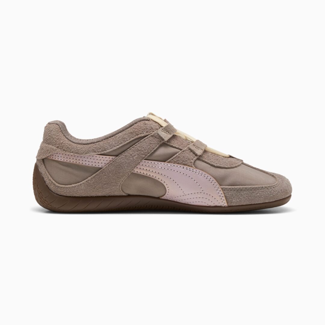 【2026年 7/24 発売】PUMA SPEEDCAT GO BRUSHED LUXE “Mouse Grey/Powder Pink” (プーマ スピードキャット ブラッシュド リュクス “グレー/ピンク”) [408995-01]