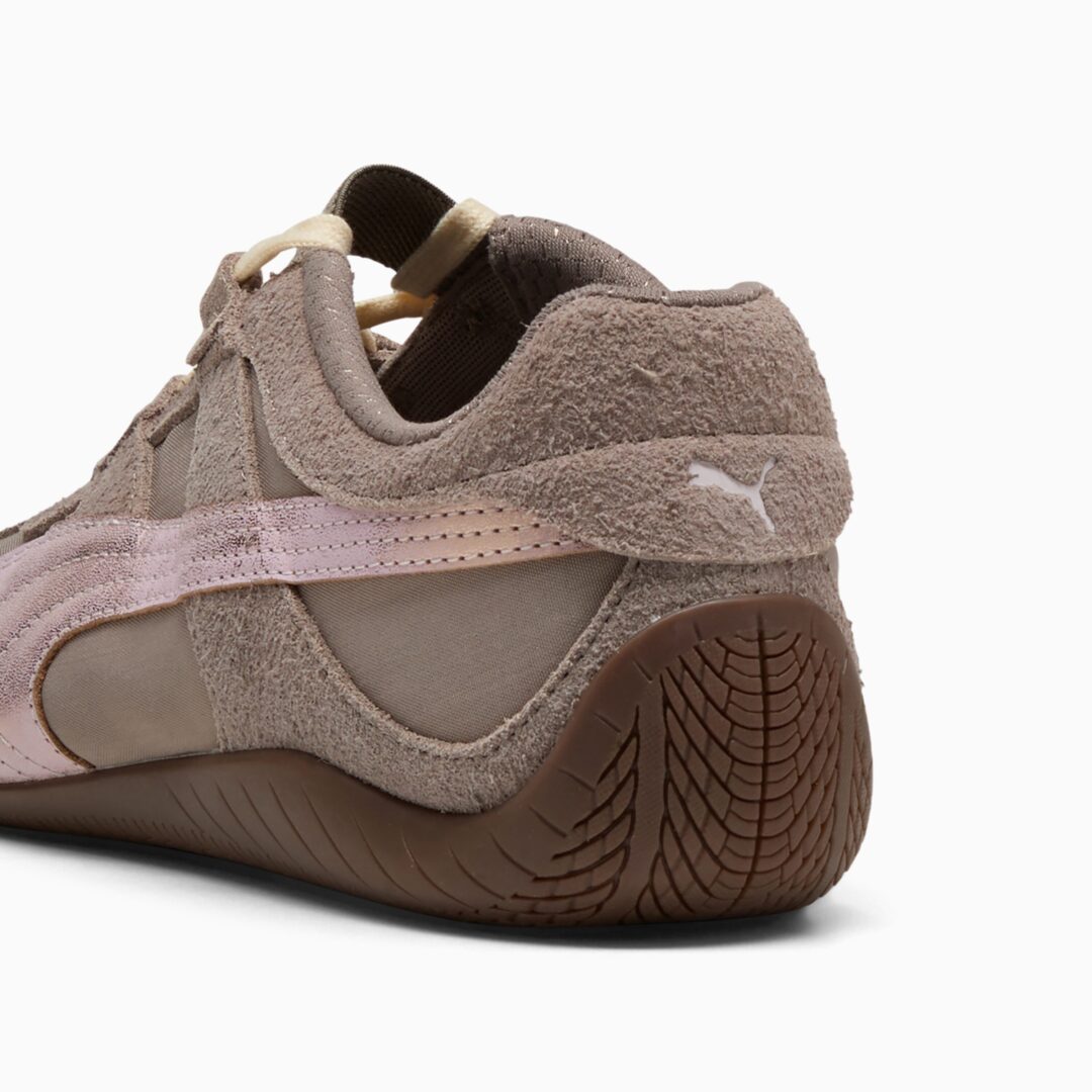 【2026年 7/24 発売】PUMA SPEEDCAT GO BRUSHED LUXE “Mouse Grey/Powder Pink” (プーマ スピードキャット ブラッシュド リュクス “グレー/ピンク”) [408995-01]