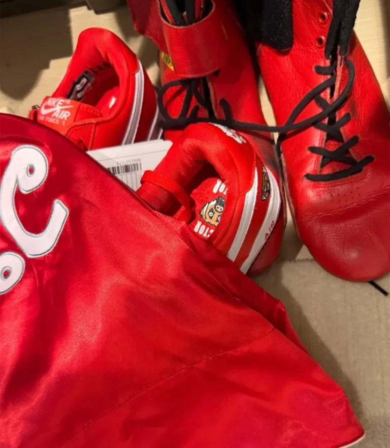 Victor Victor Worldwide × Nike Air Force 1 01 Low Red/White（nike × Victor Victor Worldwide）