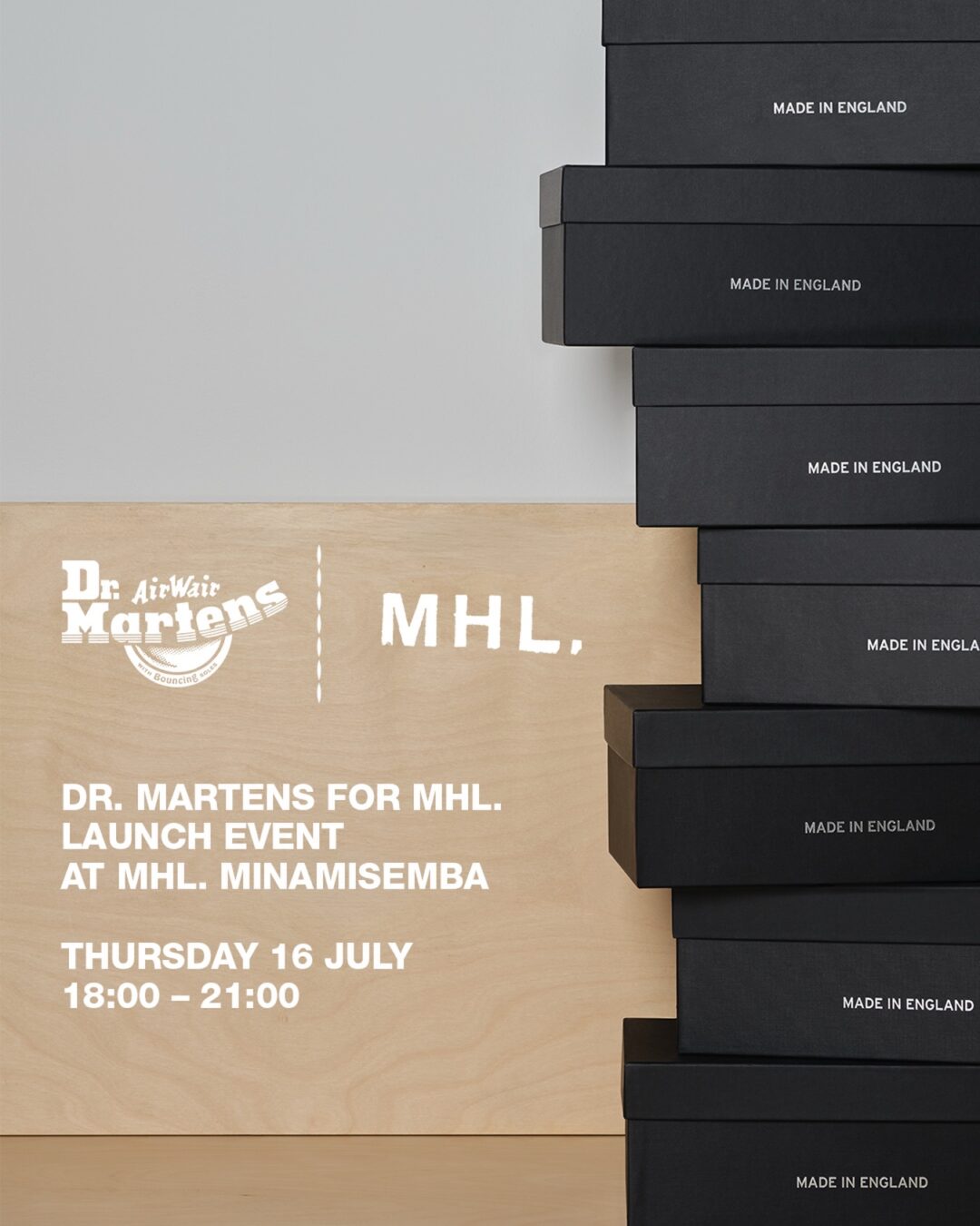 Dr. Martens × MHL. 初となるコラボレーションが発売予定 (ドクターマーチン エムエイチエル)