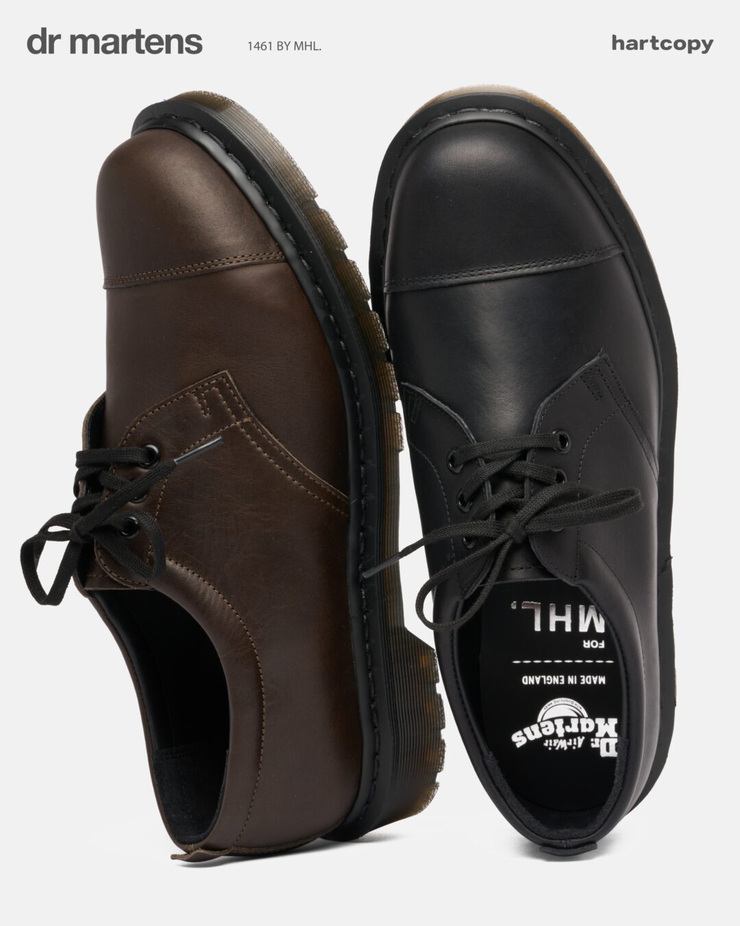 Dr. Martens × MHL. 初となるコラボレーション「1461」が2026年 7/16 発売予定 (ドクターマーチン エムエイチエル)