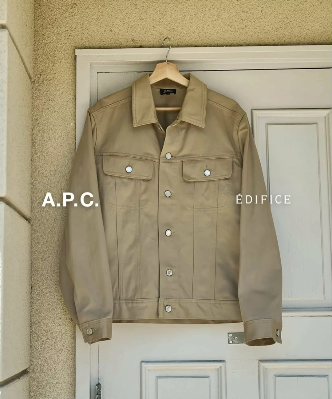 EDIFICE × A.P.C. 2026 FW 別注 “Satin Jacket & Satin Jean”が8月中旬 発売 (エディフィス アーペーセー)