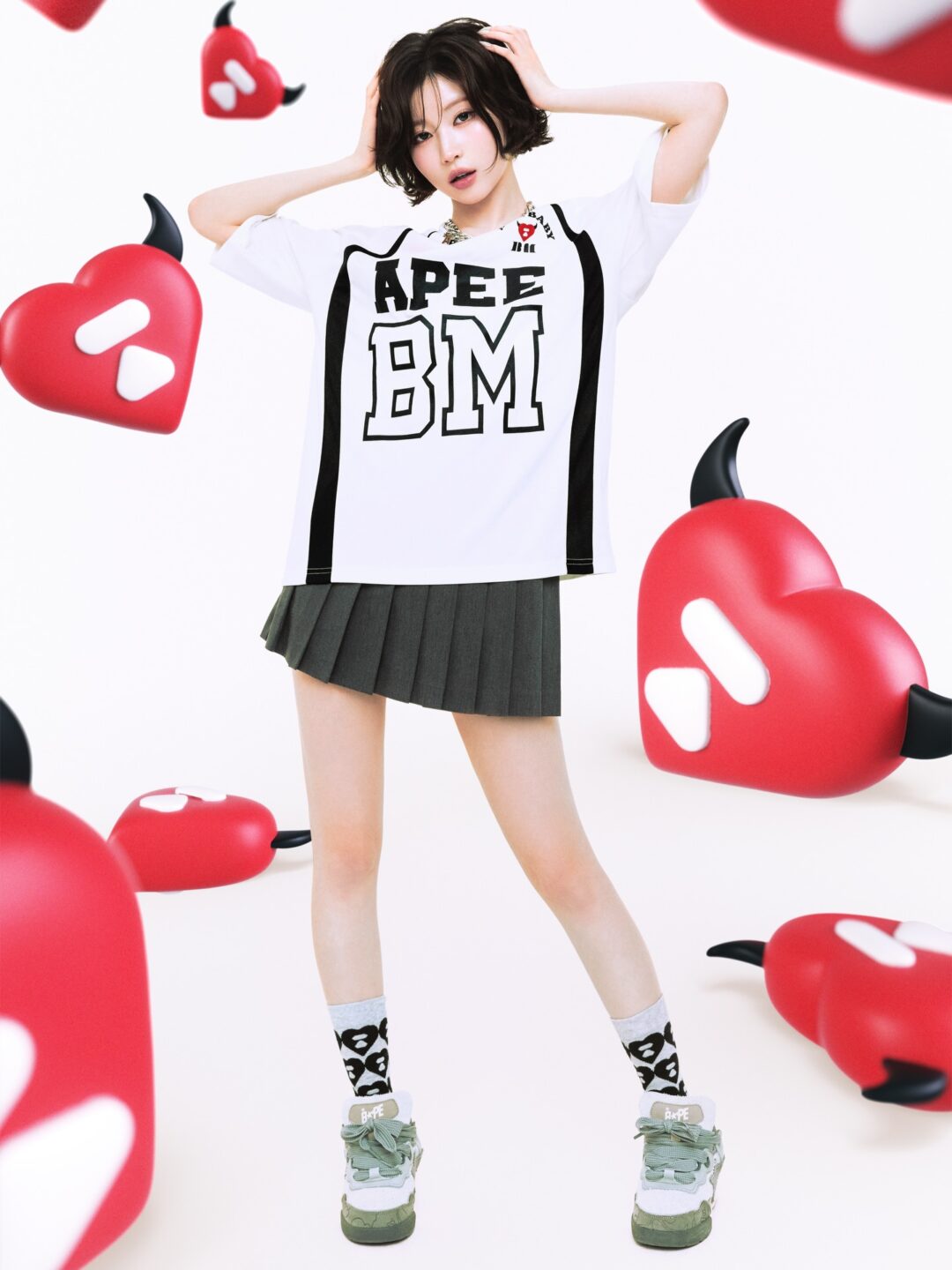 APEE × BABYMONSTER CAPSULE COLLECTIONが2026年 7/18 発売 (エイピー K-POPガールズグループ ベイビーモンスター)
