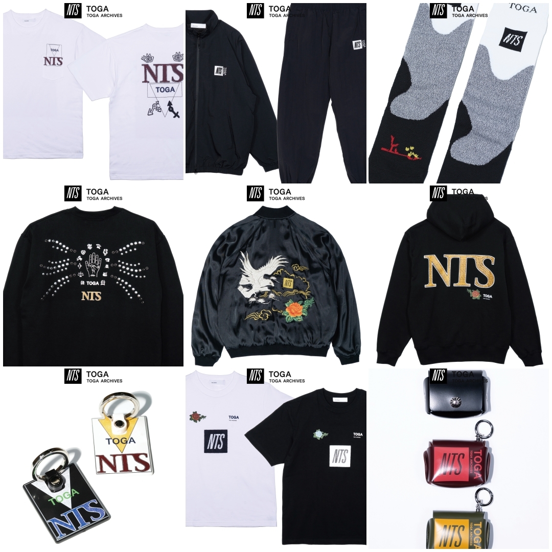 TOGA x NTS Radio capsule collectionが2026年 7/31 発売 (トーガ エヌティエス ラジオ)