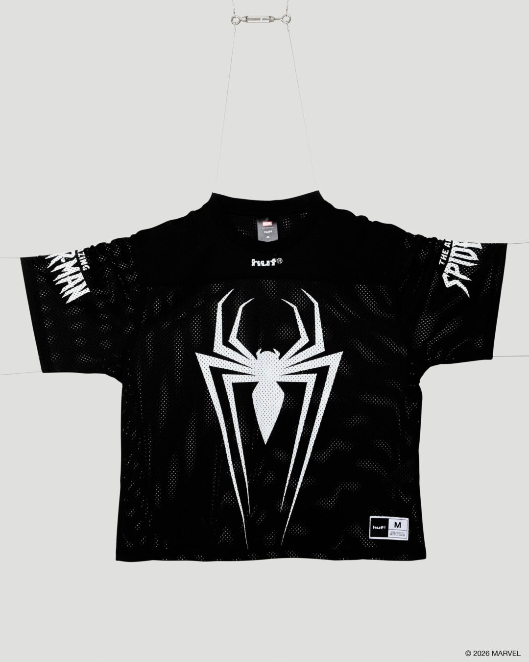 歴代のSpider-Manシリーズからインスピレーションを得た HUF × MARVEL COLLECTIONが2026年 7/24 発売 (スパイダーマン ハフ マーベル コレクション)