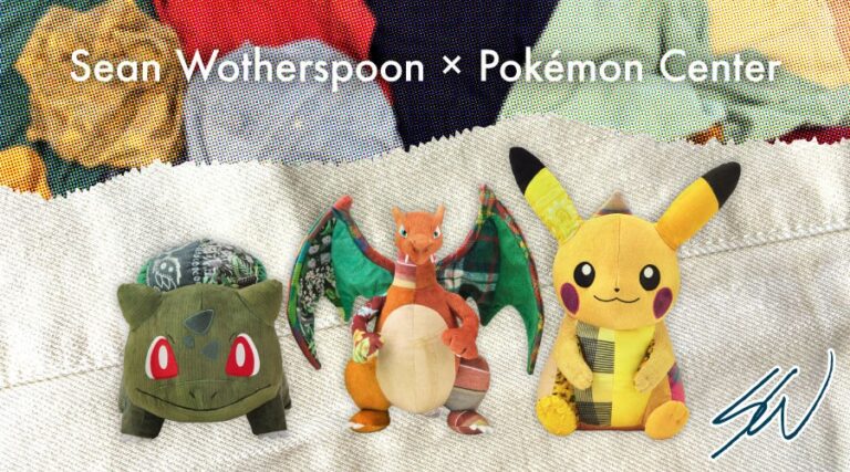 ポケモン × Sean Wotherspoonがディレクションを手がけたぬいぐるみが