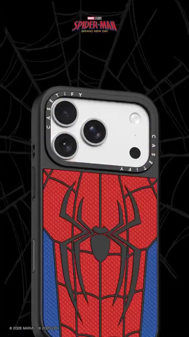 CASETiFY × Spider-Man: Brand New Day コラボコレクションが2026年 7/22 発売 (ケースティファイ スパイダーマン)