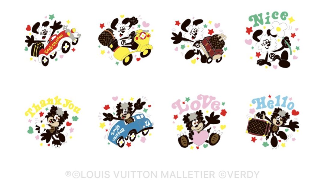 LOUIS VUITTON × VERDY 限定LINEスタンプが配布へ (ルイ・ヴィトン ヴェルディ ライン)