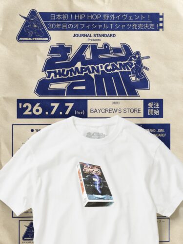 さんピン CAMP 30周年 × JOURNAL STANDARD Tシャツが受注生産予約 (ジャーナルスタンダード)
