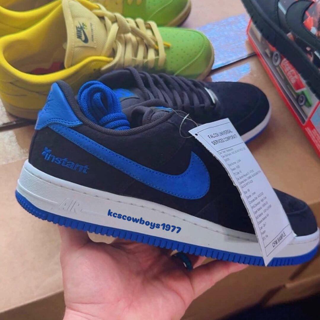【リーク】instant x NIKE SB AIR FORCE 1 LOW “Color of the Month/Black/Royal” (インスタント ナイキ エア フォース 1 ロー “カラー オブ ザ マンス/ブラック/ロイヤル”)