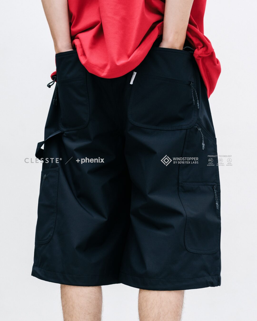 CLESSTE × Plus Phenix 2026 SS 別注 “WINDSTOPPER by GORE-TEX LABS CITY DOUBLE KNEE WORKER HALF PANTS”が7/22 発売 (クレスト プラスフェニックス ゴアテックス ウィンドストッパー パンツ)