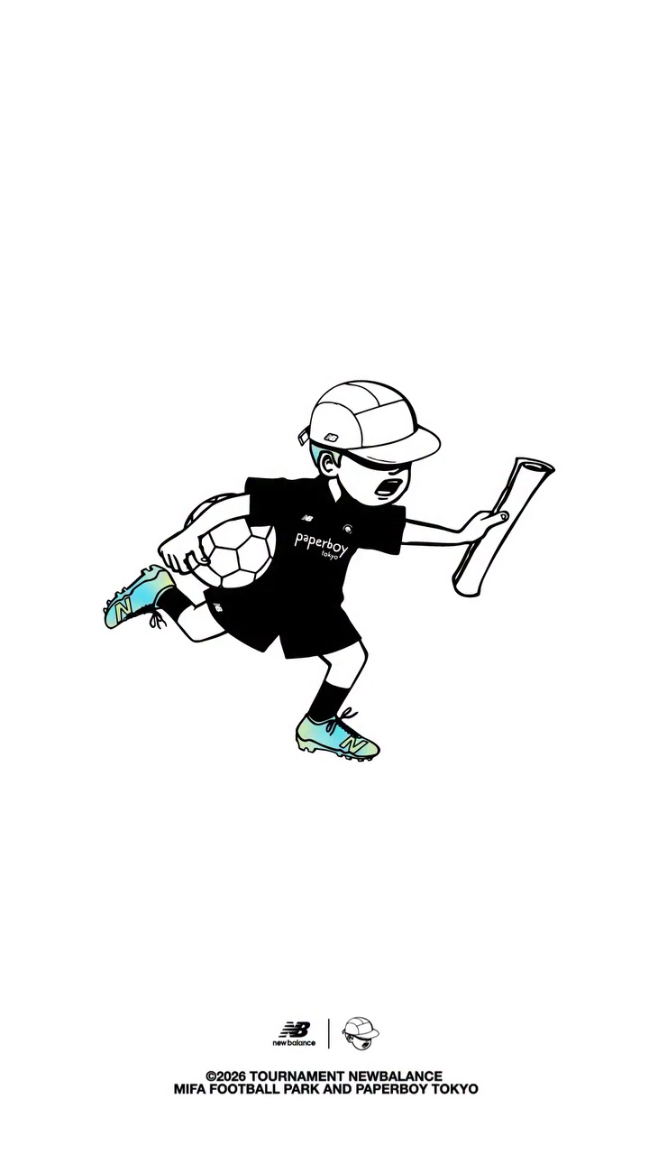 paperboy × New Balance “CUSTOM UNIFORM SERVICE”が2026年 7/19~7/20 開始 (ペーパーボーイ ニューバランス “カスタム ユニフォーム サービス”)