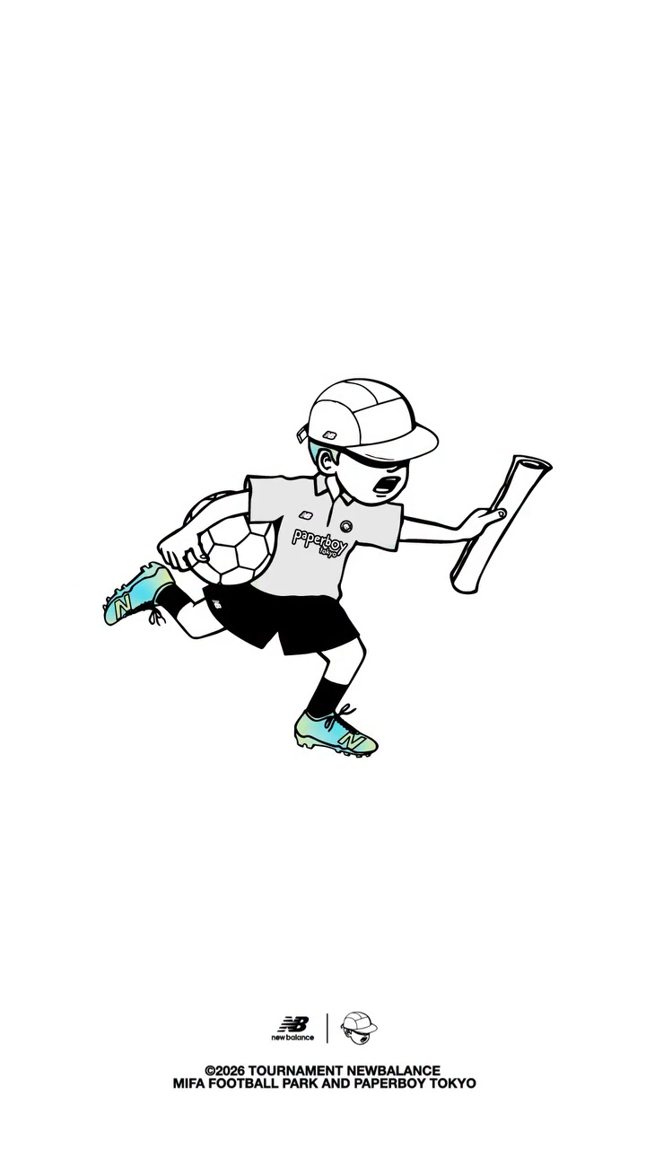 paperboy × New Balance “CUSTOM UNIFORM SERVICE”が2026年 7/19~7/20 開始 (ペーパーボーイ ニューバランス “カスタム ユニフォーム サービス”)