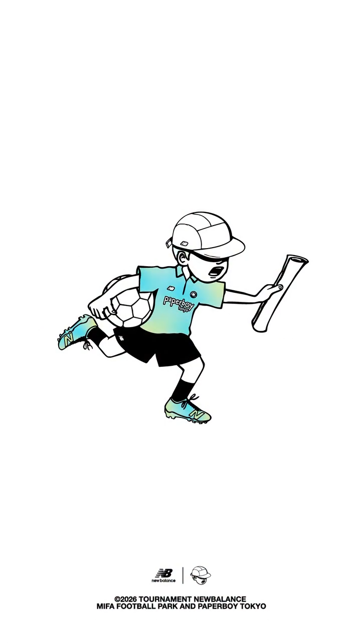 paperboy × New Balance “CUSTOM UNIFORM SERVICE”が2026年 7/19~7/20 開始 (ペーパーボーイ ニューバランス “カスタム ユニフォーム サービス”)