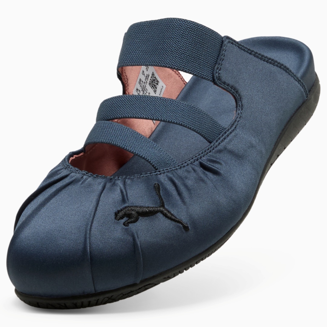 【2026年 8/1 発売】PUMA SPEEDCAT MULE SATIN “Blue Grey/Black” (プーマ ミュール サテン) [409911-01/409911-02]