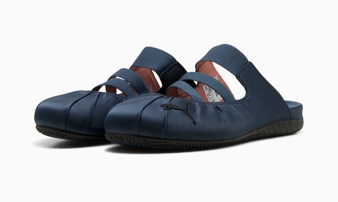 【2026年 8/1 発売】PUMA SPEEDCAT MULE SATIN “Blue Grey/Black” (プーマ ミュール サテン) [409911-01/409911-02]