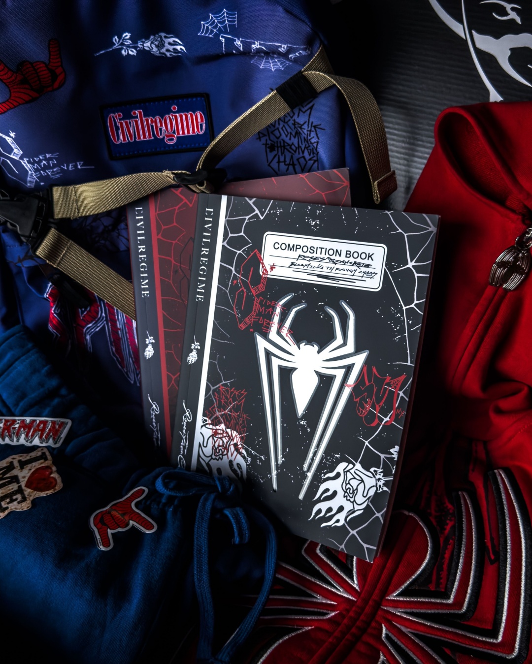 Civil Regime × Spider-Man コラボコレクションが2026年 7/24 発売 (シヴィル・レジーム スパイダーマン)