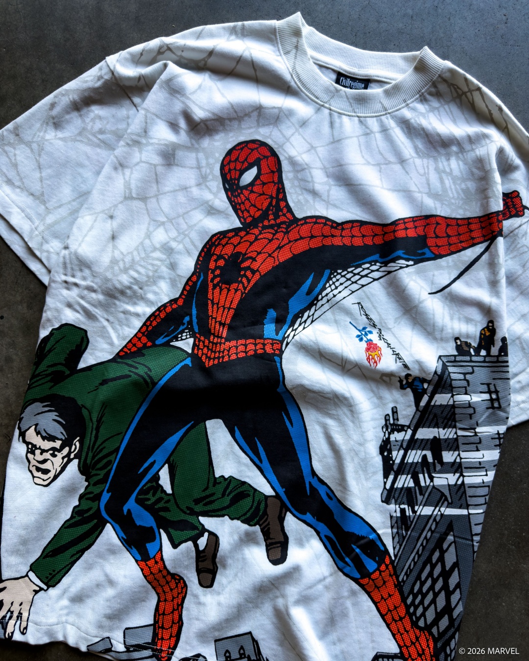 Civil Regime × Spider-Man コラボコレクションが2026年 7/24 発売 (シヴィル・レジーム スパイダーマン)