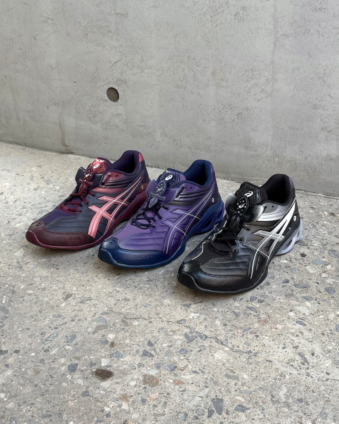 【2027年 春夏】Juntae Kim x ASICS GEL-KINETIC FR “Dressneaker” (ジュンテ キム アシックス ゲルキネティック)