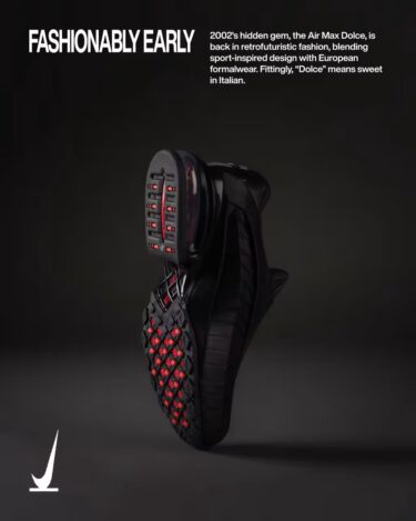 【2026年 夏 発売予定】NIKE AIR MAX DOLCE “Black/Sport Red” (ナイキ エア マックス ドルチェ “ブラック/スポーツレッド”) [IB4527-002]
