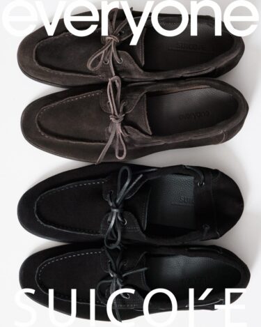 everyone × SUICOKE "Suede Deck Shoes"が2026年 7/16 20:00 発売 (エヴリワン スイコック "スエード デッキ シューズ")