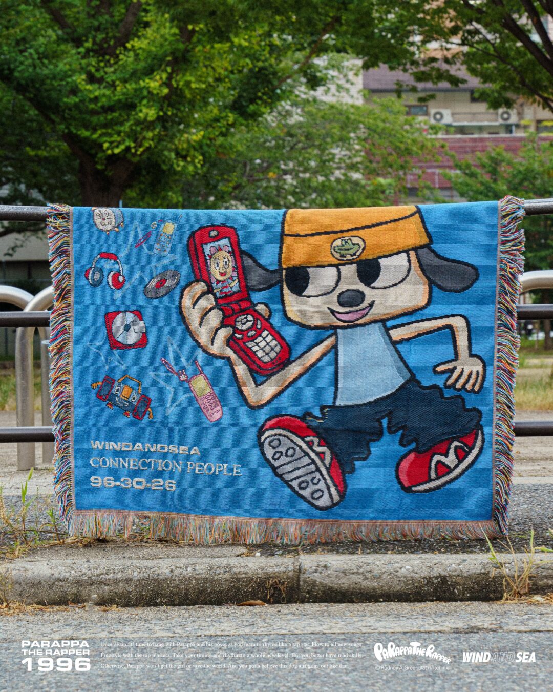 WIND AND SEA × パラッパラッパー 2026 FW コラボが8/19 発売 (ウィンダンシー PARAPPA THE RAPPER)