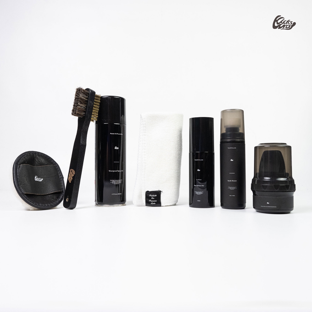 KicksWrap プレミアム・保革フルセット ”Complete Leather & Suede Conditioning Kit”が2026年 7/23 19:00 発売 (キックスラップ)