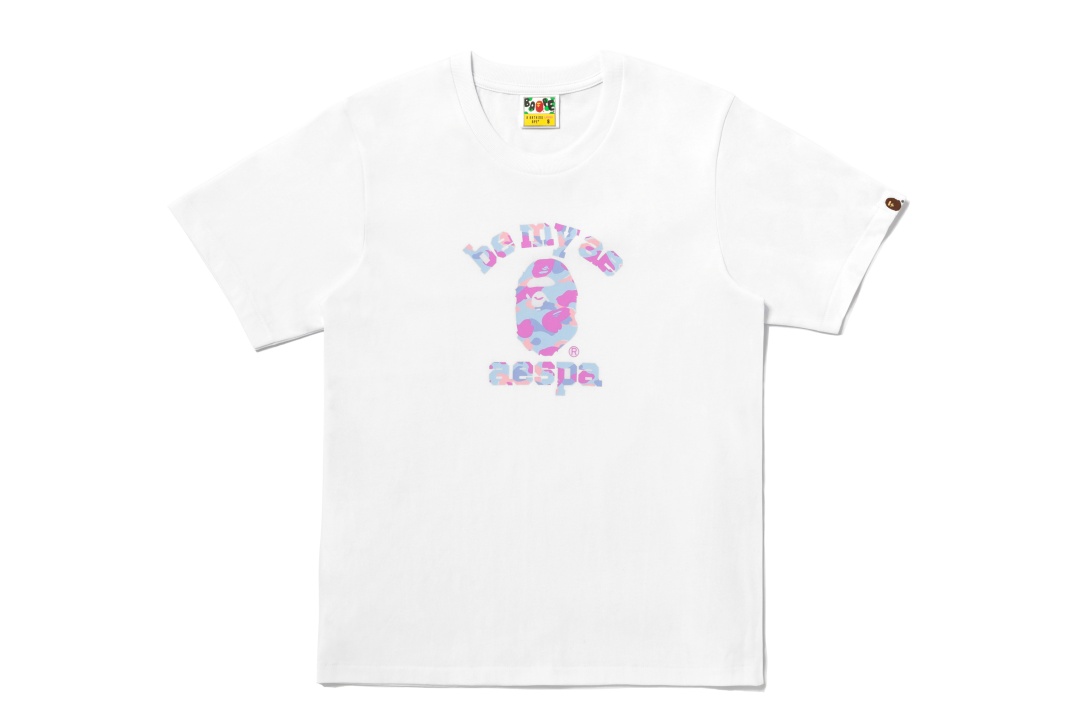 aespa x A BATHING APE BABYMILO コラボレーションが2026年 8/1 発売 (エスパ ア ベイシング エイプ)