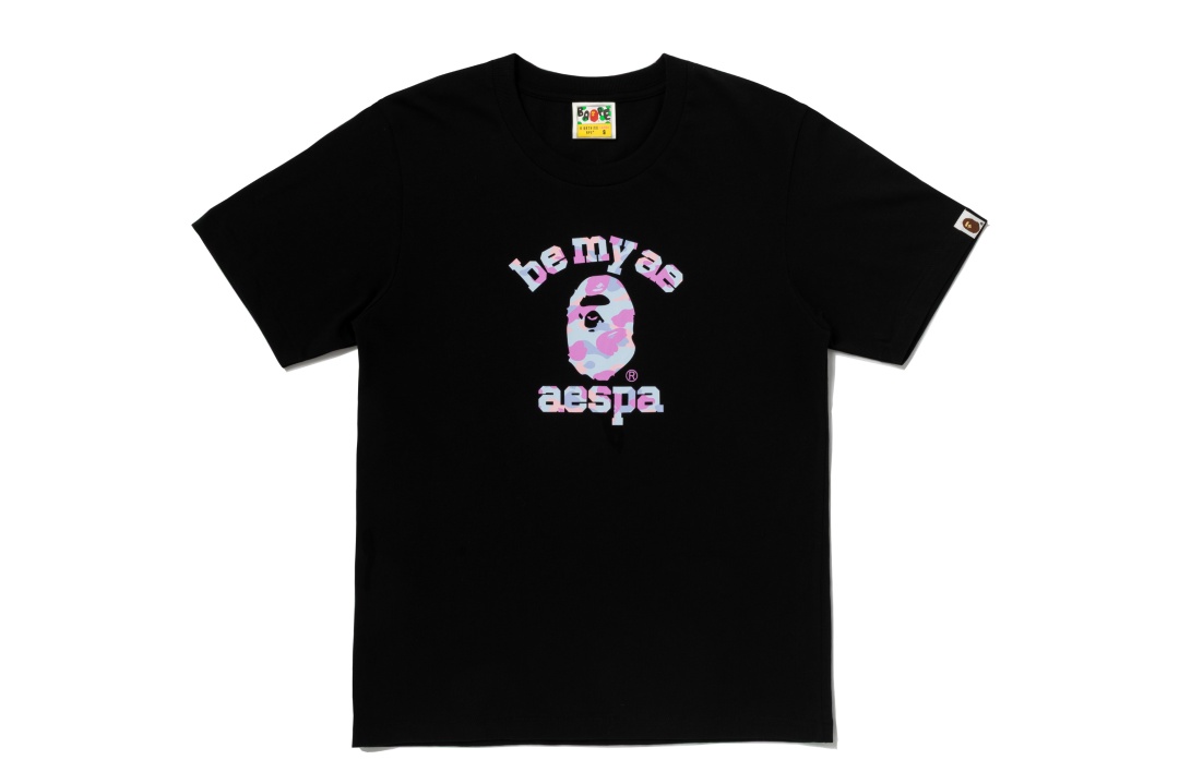 aespa x A BATHING APE BABYMILO コラボレーションが2026年 8/1 発売 (エスパ ア ベイシング エイプ)