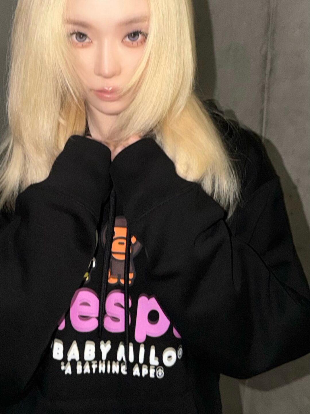 aespa x A BATHING APE BABYMILO コラボレーションが2026年 8/1 発売 (エスパ ア ベイシング エイプ)
