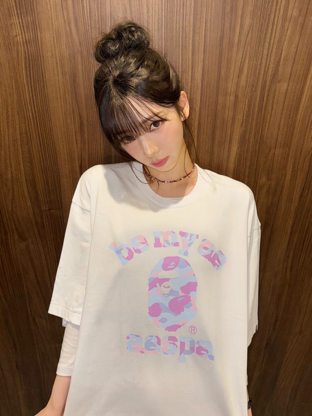 aespa x A BATHING APE BABYMILO コラボレーションが2026年 8/1 発売 (エスパ ア ベイシング エイプ)