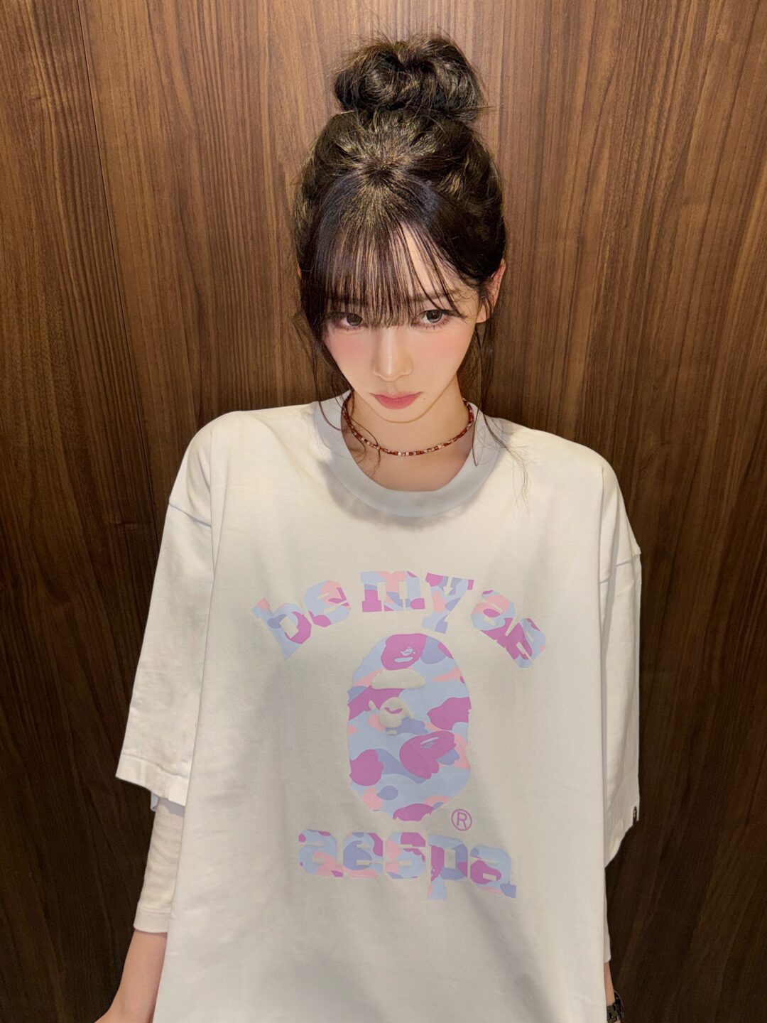 aespa x A BATHING APE BABYMILO コラボレーションが2026年 8/1 発売 (エスパ ア ベイシング エイプ)