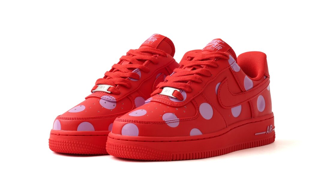 【2026年 7/10 発売】NIKE W AIR FORCE 1 LOW “Polka Dot/Red/White” (ナイキ エア フォース 1 ロー “ポルカドット/レッド/ホワイト”) [IR8647-600]