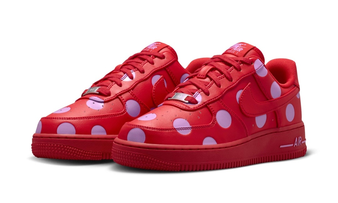 【2026年 7/10 発売】NIKE W AIR FORCE 1 LOW “Polka Dot/Red/White” (ナイキ エア フォース 1 ロー “ポルカドット/レッド/ホワイト”) [IR8647-600]