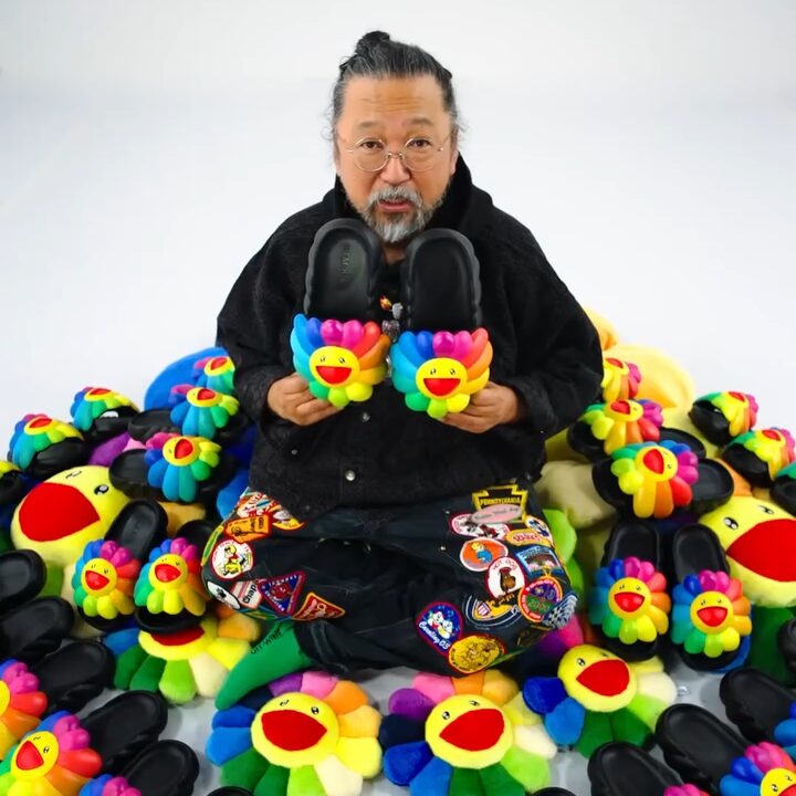 Takashi Murakami “OHANA FULL-BLOOM RAINBOW”が2026年 7/23 発売 (村上隆 サンダル “オハナ フルブルーム レインボー”)