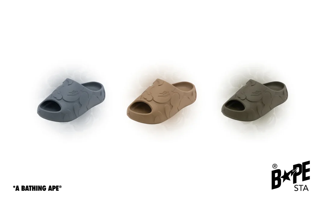 A BATHING APE 2026 SS “BAPE SLIDE” 第2弾が2026年 7/31 12:00 & 8/1 発売 (ア ベイシング エイプ “ベイプ スライド”)