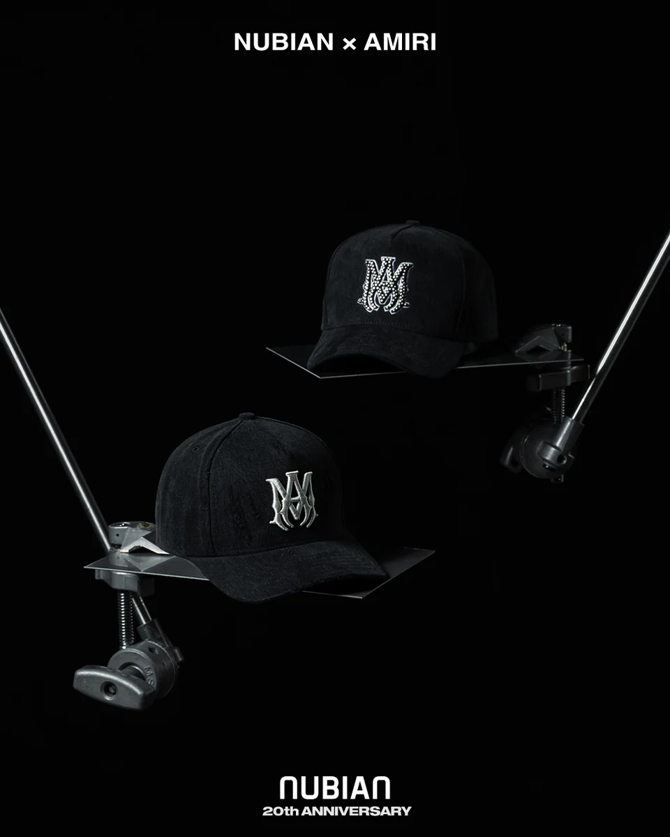 NUBIAN設立20周年を記念した「AMIRI / ALEXANDER DIGENOVA / MLVINCE / BREATH / ryaw」コラボレーションが2026年 7/4 発売 (ヌビアン)